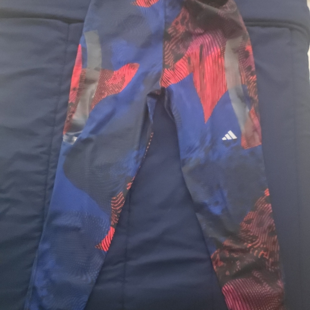 Adidas Woman Blue and Red Leggings